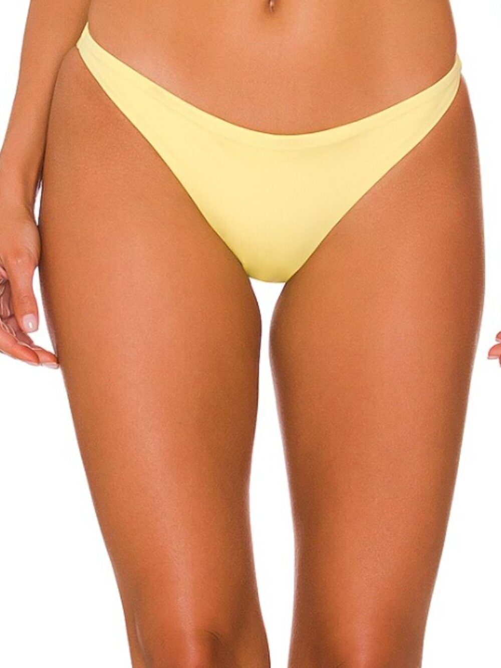Revolve Onia Ashley Bikini Bottom NWT Lemon Yellow Size XL
